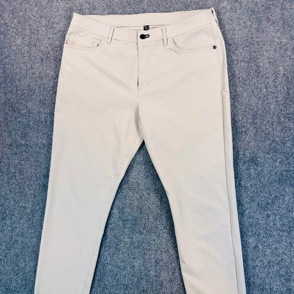 Public Rec Dealmaker 5-Pocket Pants Men's 34x32 Stone Gray Technical Trousers